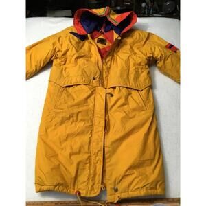 VTG Vintage Foxrun Hooded Trench Coat Parka Jacket Lining Large PRE-OWNED
